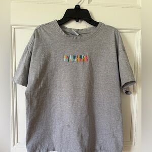 Gymshark Gray Short Sleeve Tee Casual Fit